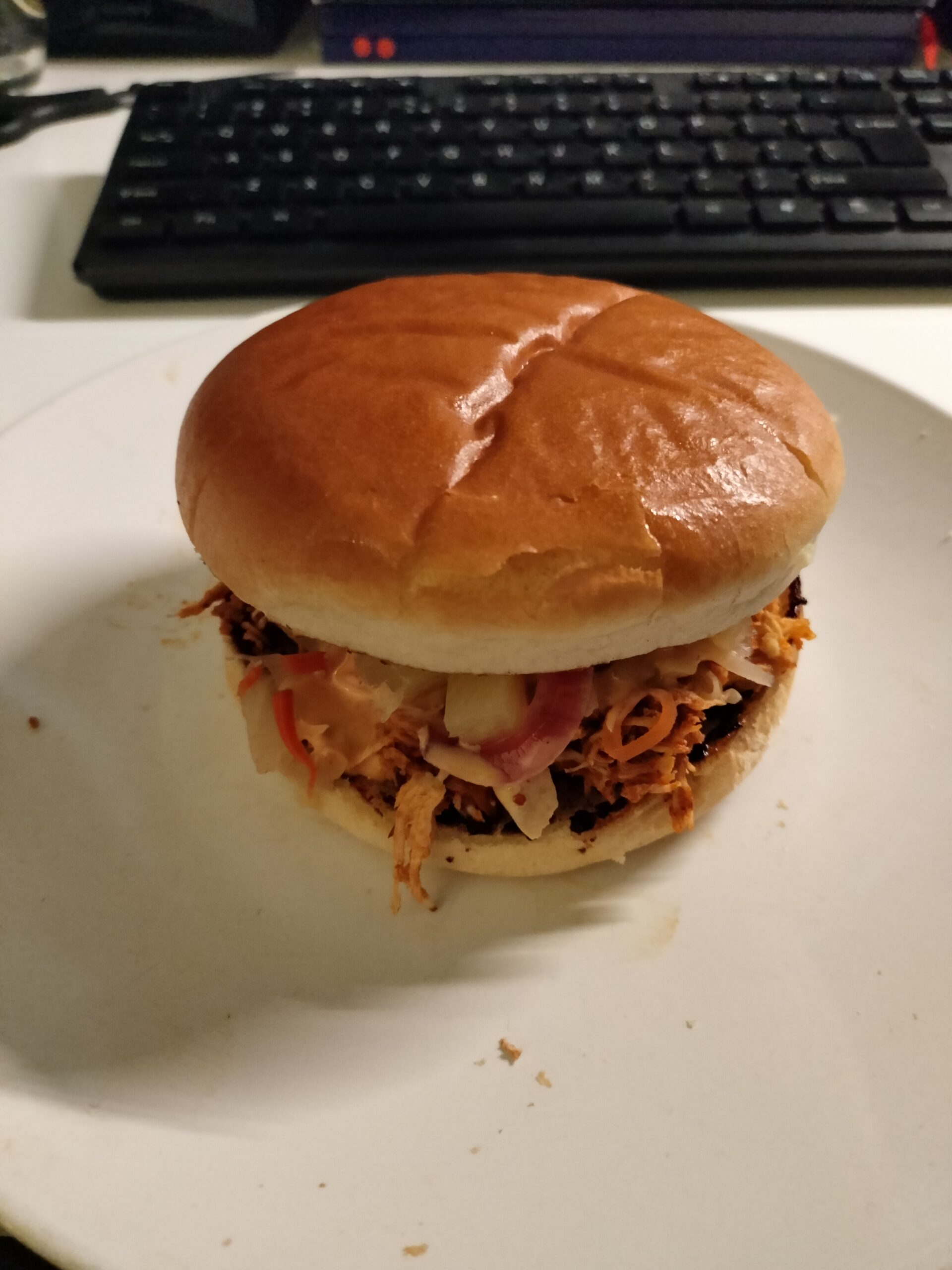 Pulled Chicken Burger